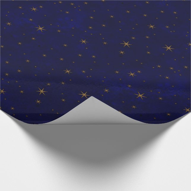 Papier Cadeau Nuit étoilée céleste (Coin)