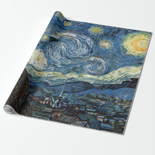 Papier Cadeau Nuit Van Gogh Starry