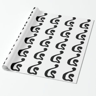 Papier Cadeau Numéro cambodgien 4 / Quatre / ៤ (Buen) écriture k