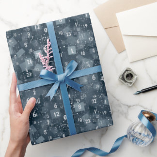 Papier Cadeau Numéros mathématiques Abstraits