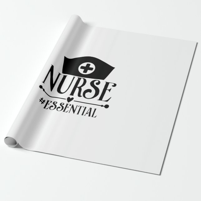 Papier Cadeau Nurse Gift Nurse Essential (Déroulé)