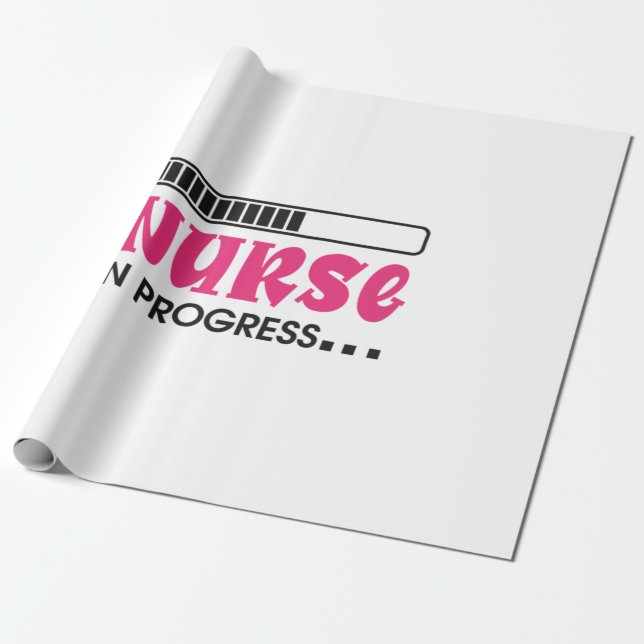 Papier Cadeau Nurse Gift Nurse In Progress (Déroulé)
