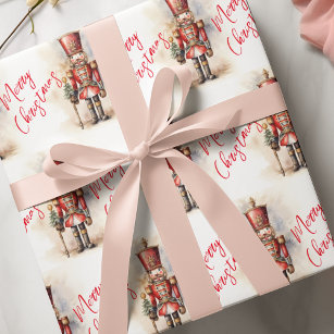 Papier Cadeau Nutcracker vintage & Joyeux Noël