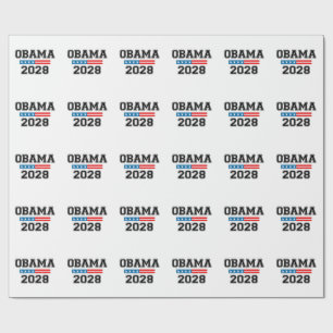 Papier Cadeau Obama 2028 Démocratie Election USA