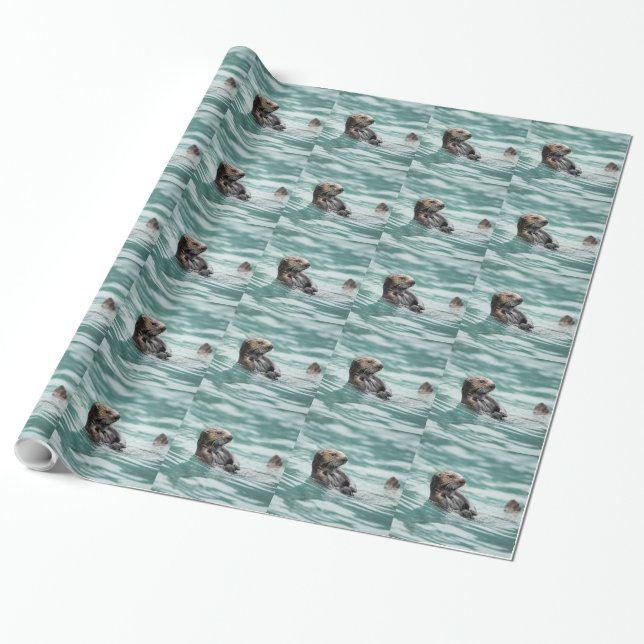Papier Cadeau Observation de la Loupe de mer (Déroulé)