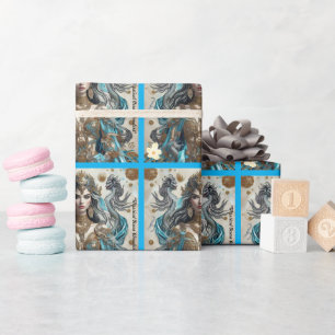 Papier Cadeau "Océanus mythique"