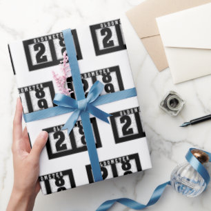 Papier Cadeau Odomètre du 29e anniversaire