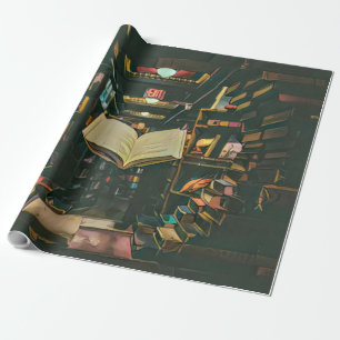Papier Cadeau OEuvre d'amoureux du livre