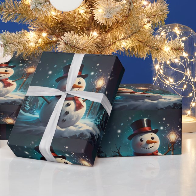 Papier Cadeau OEuvre de Noël Whimsman (Vacances)