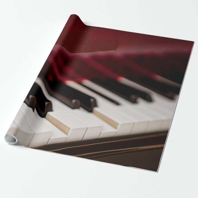 Papier Cadeau Oeuvre de piano géniale (Déroulé)