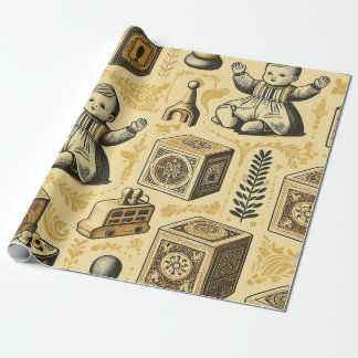 Papier Cadeau Oh Baby-cadeau envelopper