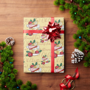 Papier Cadeau Oh Christmas Tea !
