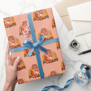 Papier Cadeau Oh Pour L'amour Du Renard Mignon Et Drôle