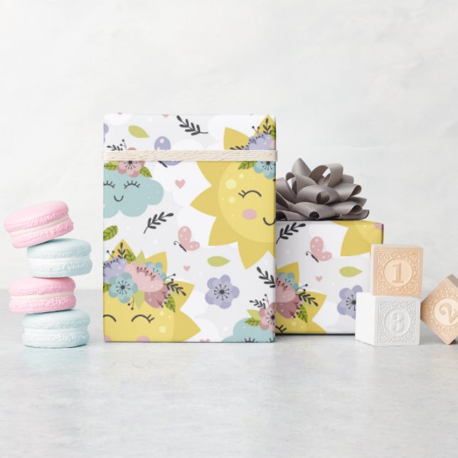 Papier Cadeau Oh Sunny Day (Baby Shower)