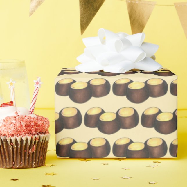 Papier Cadeau Ohio OH Beurre d'arachide Buckeye Buck Eye Nut Can (Fête d'anniversaire)