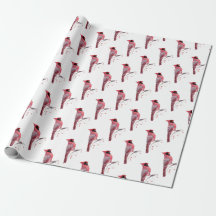 Oiseau cardinal rouge