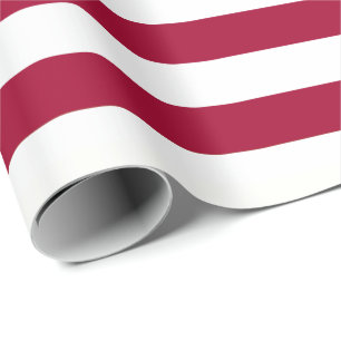 Papier Cadeau Old Glory Red Stripe (grande échelle 1,5")