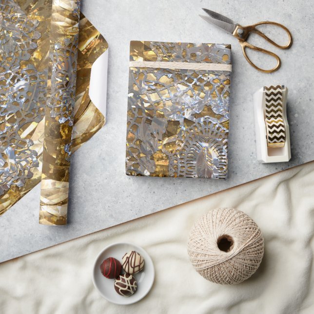 Papier Cadeau Old Hollywood Chic Elegant 60 (Artisanat)