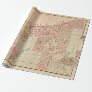 Papier Cadeau Old Stillwater MN Map (film, 1874)