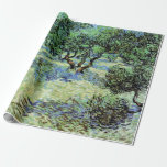 Papier Cadeau Olive Grove par Vincent van Gogh<br><div class="desc">Olive Grove de Vincent van Gogh est une peinture vintage de la nature post impressionnisme d'art. Van Gogh a peint une douzaine de paysages d'oliviers vivant dans le sud de la France. Un verger rempli d'arbres fruitiers sur une ferme en été. À propos de l'artiste : Vincent Willem van Gogh...</div>
