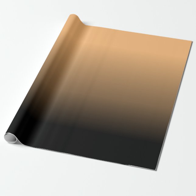 Papier Cadeau Ombrage plat monochrome de goût (Déroulé)