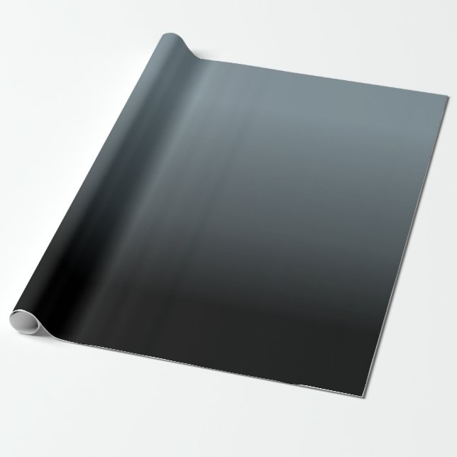 Papier Cadeau Ombrage plat monochrome de goût (Déroulé)