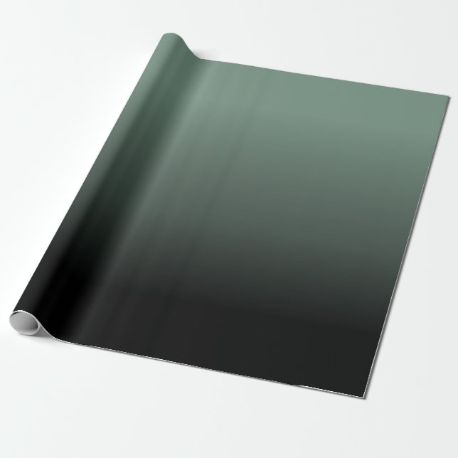 Papier Cadeau Ombrage plat monochrome de goût (Déroulé)