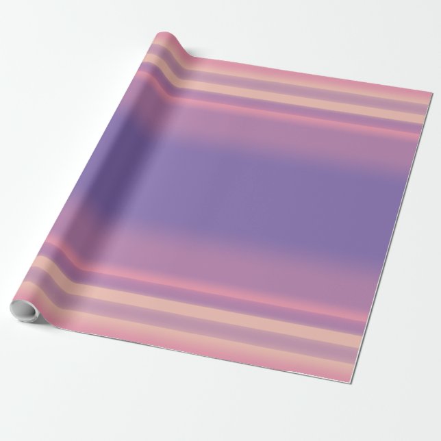 Papier Cadeau Ombre violet rose des années 90 rétro 80 (Déroulé)