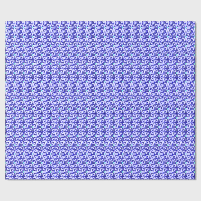 Papier Cadeau Ondes d'écho (Plat)