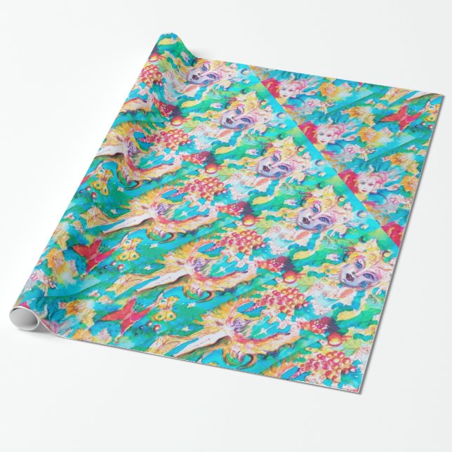 PAPIER CADEAU ONGLET FAIRY GRAPE (Déroulé)