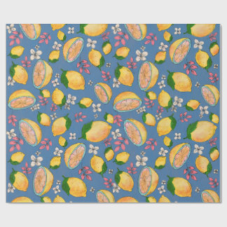 Papier Cadeau Ooh Lemon Wrapping Paper 1