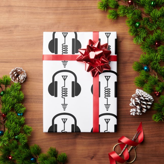 Papier Cadeau Opérateur radio de jambon (Cadeau de vacances)