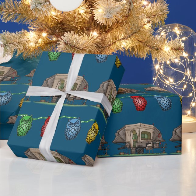 Papier Cadeau Opus 4 Pop Up Camper RV heureux camper (Vacances)
