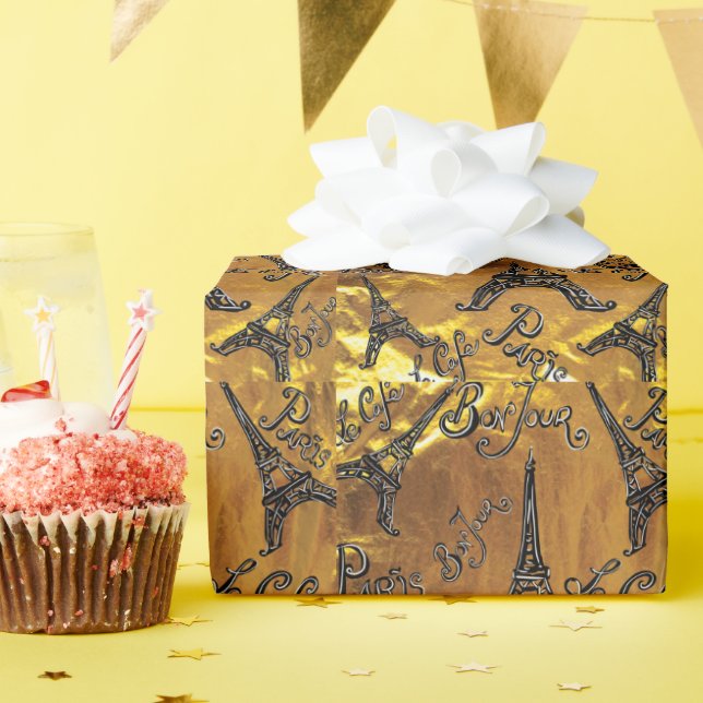 Papier Cadeau Or (Fête d'anniversaire)