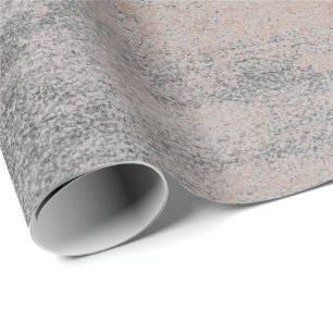 Papier Cadeau Or industriel de rose de gris de ciment de