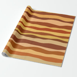 Papier Cadeau Or Sienne Brûlée Doré Rêves du Désert