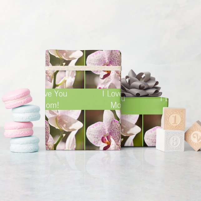 Papier Cadeau Orchidées par Shirley Taylor (Baby Shower)