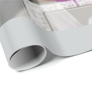 Papier Cadeau Orchidées pour le jour de mères enveloppant Papp