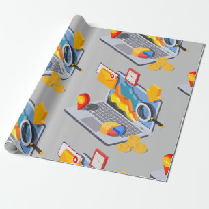 Papier Cadeau Ordinateur portable