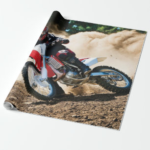 Papier Cadeau oreiller de motocross