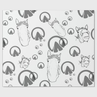 Papier Cadeau Organisateurs de Fête de Cheval de Maison Édition 