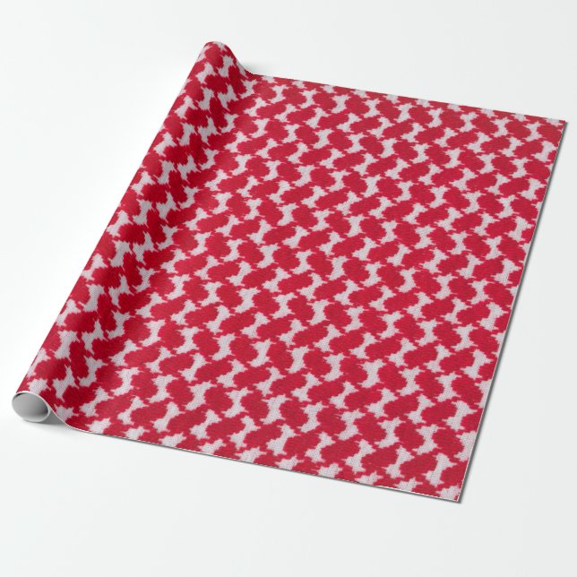 Papier Cadeau Oriental, bedouin comme arrière - plan. Keffiyah a (Déroulé)