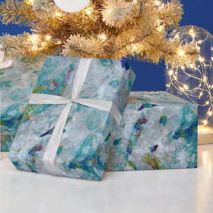 Papier Cadeau Original Moderne Un Design D'Art Abstrait