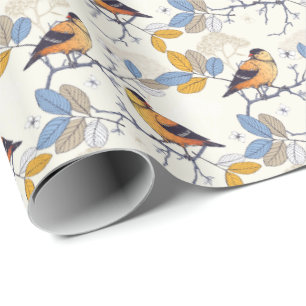 Papier Cadeau Orioles de Baltimore sur les branches