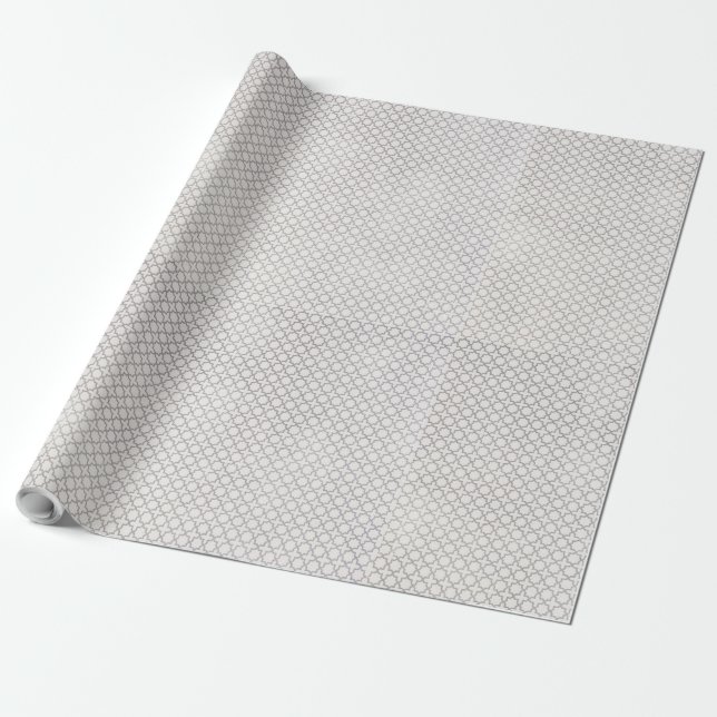 Papier Cadeau Ornement arabesque élégant (Déroulé)