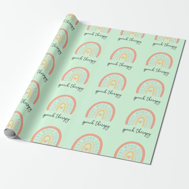 Papier Cadeau Orthophonie II - Chaque Mot Compte (Déroulé)