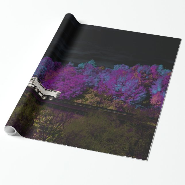 Papier Cadeau oscar feuilles de la fête (Déroulé)