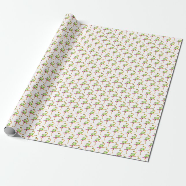 Papier Cadeau Ostrich rare (Déroulé)