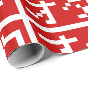 Papier Cadeau OTAKU 8 bits Pixel japonais Katakana BLOC