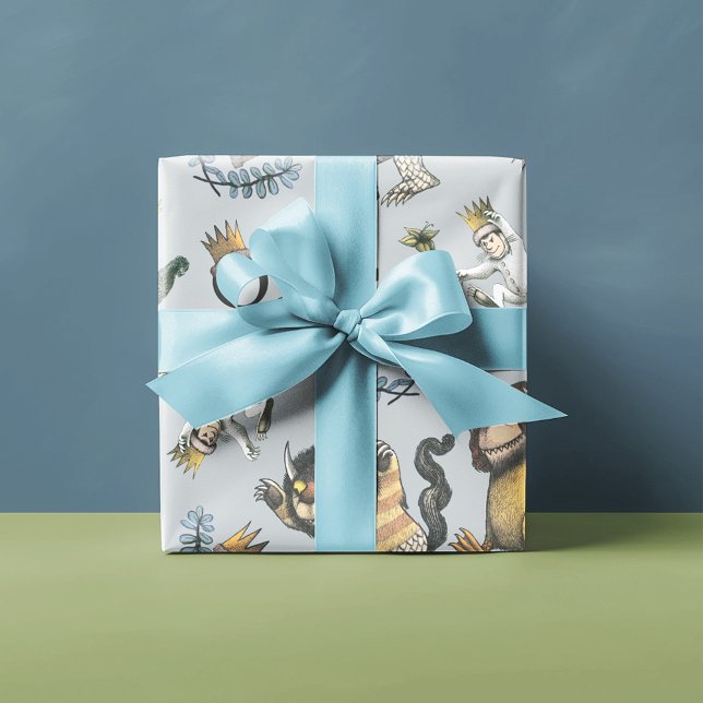 Papier Cadeau Où sont les monstres ? 1er Anniversaire (Wrapped gift)